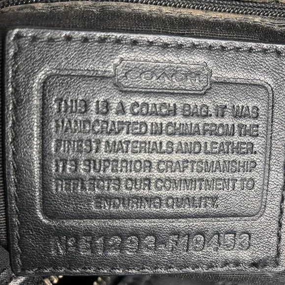 COACH Soho Leather Shoulder Bag Black Silver Hardware E1293-F19453 - Picture 5 of 9